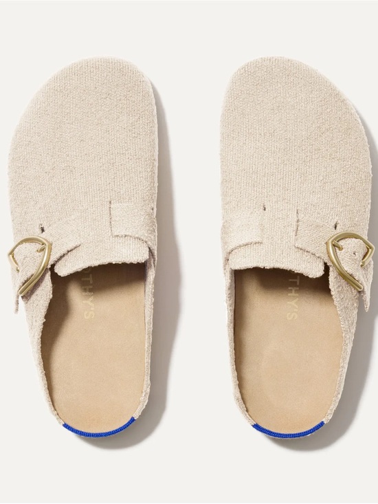 Rothy's Shoes - Rothy’s Buckle Clog in Honeybun Bouclé